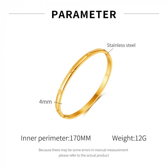 Bratara inox cu stelute incrustate [6]