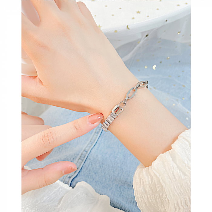 Bratara inox tennis cu zirconii Elegance [7]