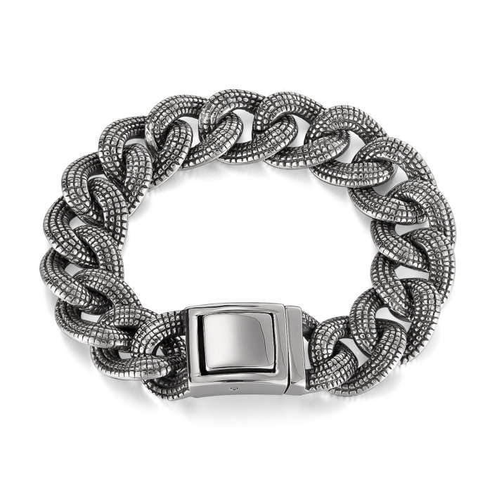 Bratara inox Cuban Groasa – Simbol al Stilului si Increderii [1]