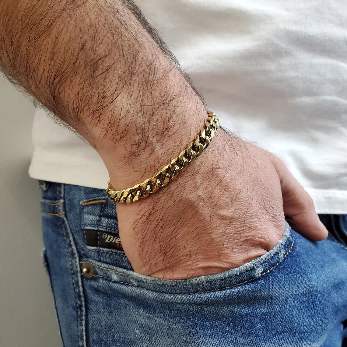 Bratara inox cubaneza de 7 mm [6]