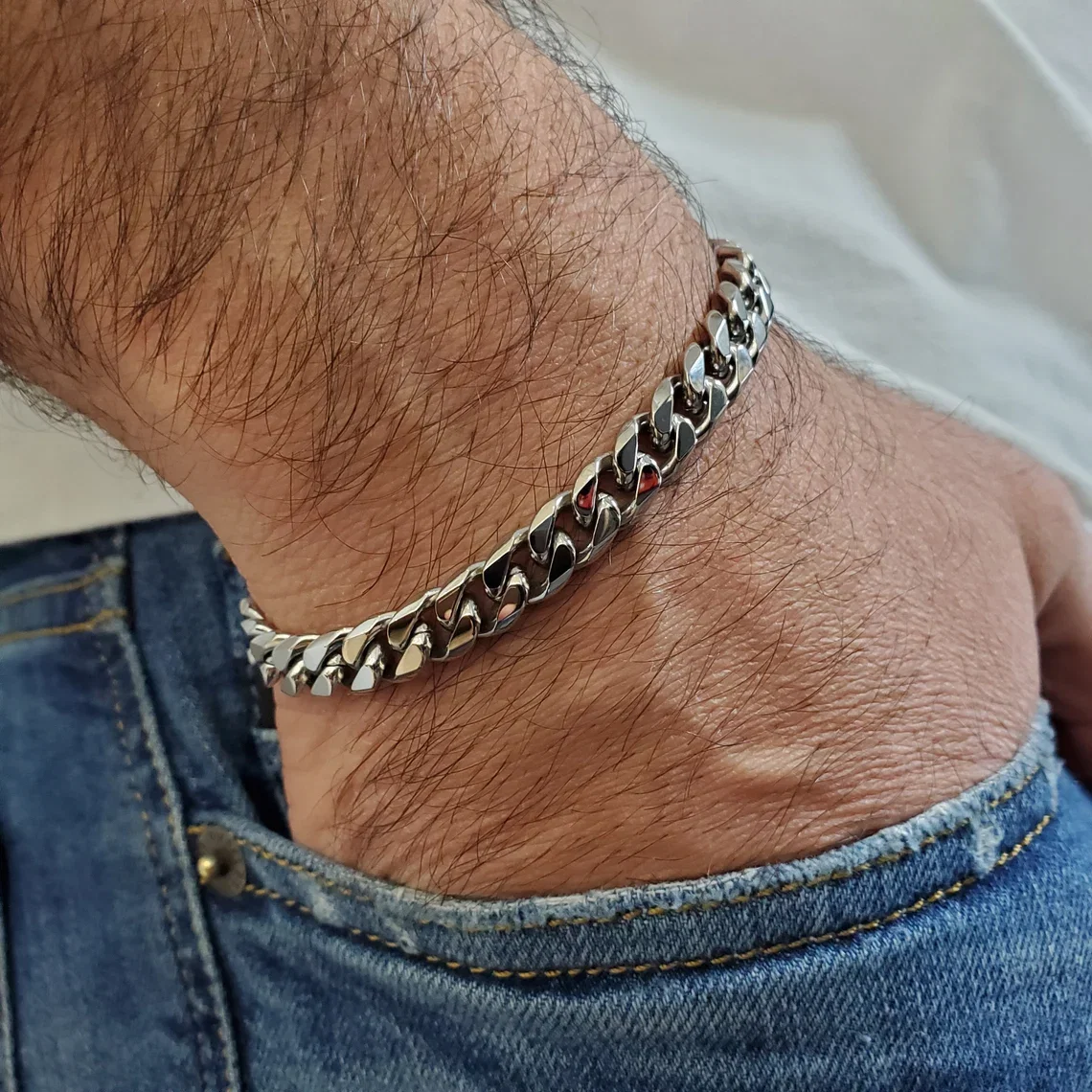 Bratara inox cubaneza de 7 mm [6]