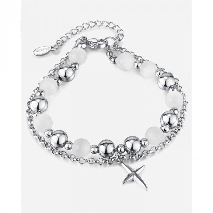 Bratara inox dubla si reglabila cu Ochi de Pisica [15]