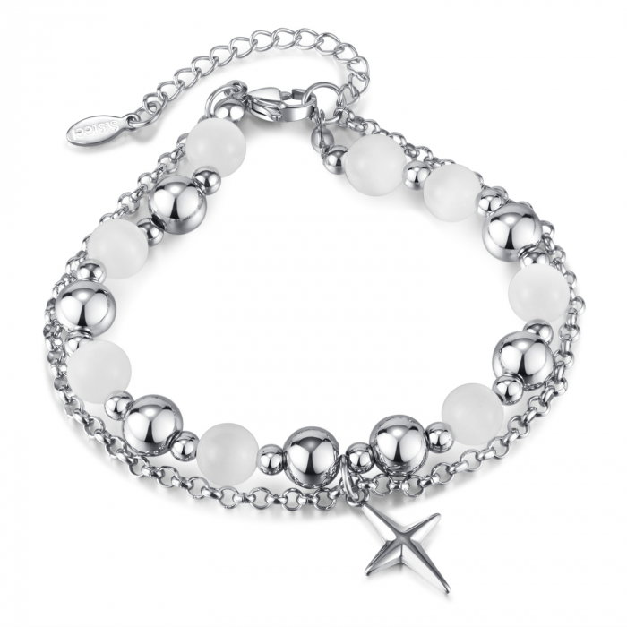 Bratara inox dubla si reglabila cu Ochi de Pisica [1]