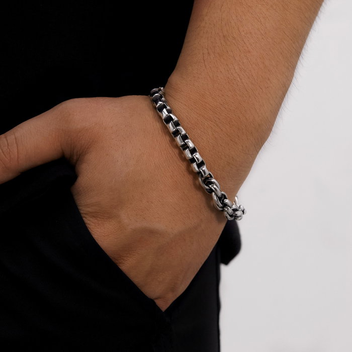 Bratara inox Duo – Echilibru intre Forta si Eleganta [12]