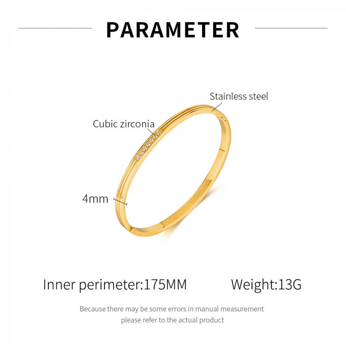 Bratara inox Elegance cu zirconii [7]
