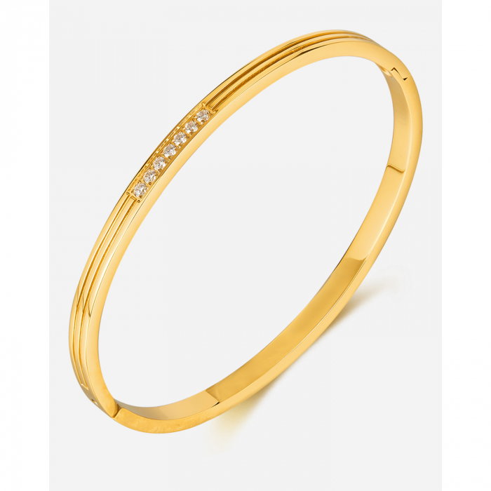 Bratara inox Elegance cu zirconii [10]