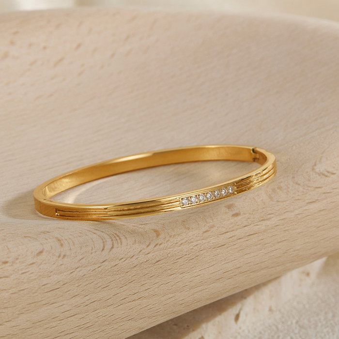 Bratara inox Elegance cu zirconii [9]