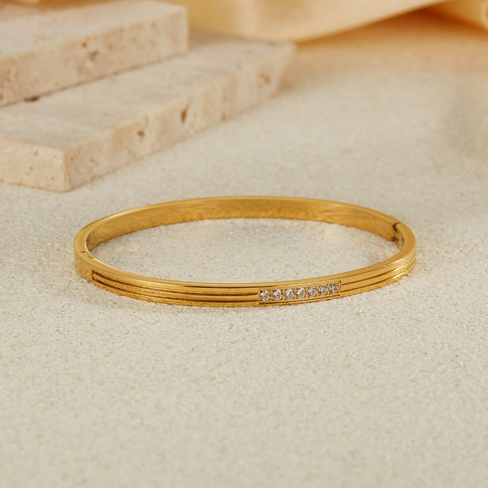 Bratara inox Elegance cu zirconii [5]