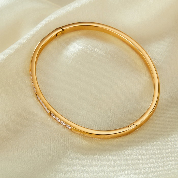 Bratara inox Elegance cu zirconii [3]