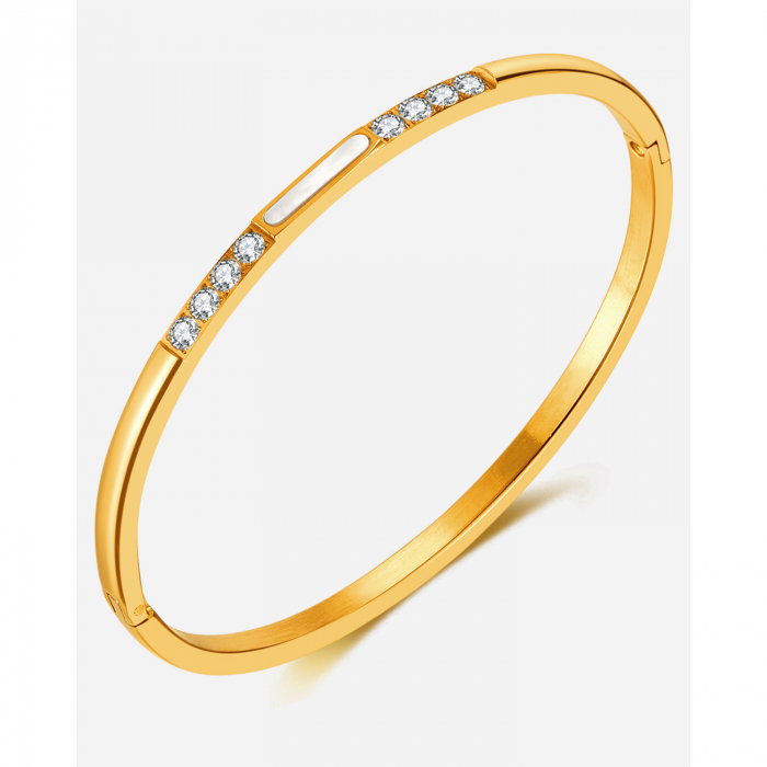 Bratara inox Elegance cu zirconii [7]