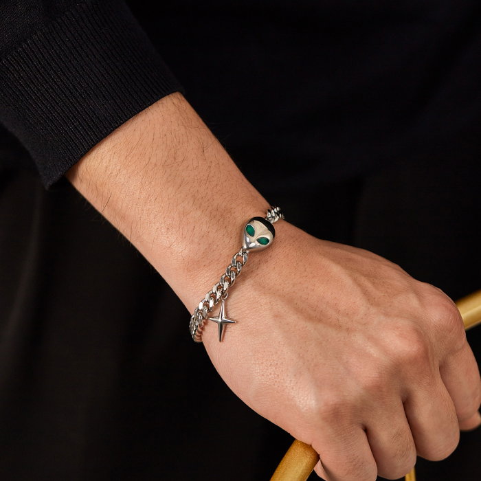 Bratara inox Extraterestru [12]