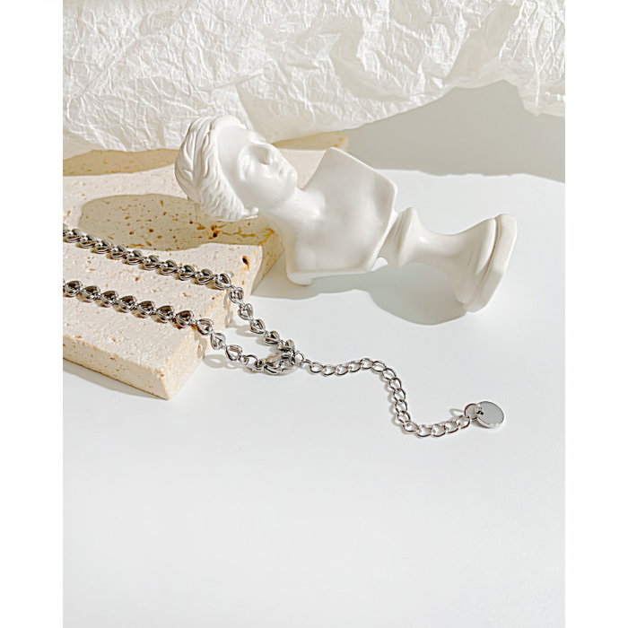 Bratara inox Frunza de Maslin Argintie – Simbol al Armoniei si Elegantei [6]