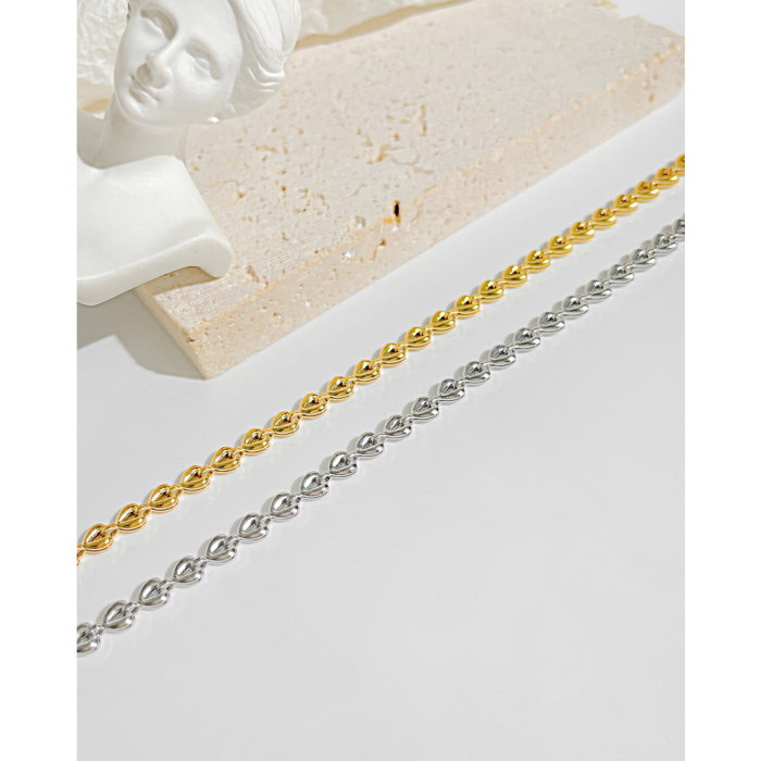 Bratara inox Frunza de Maslin placata cu Aur 18 k – Stralucire si Eleganta Naturala [8]