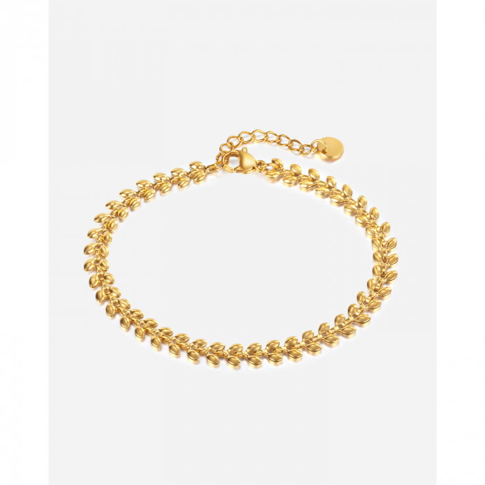 Bratara inox frunze [6]