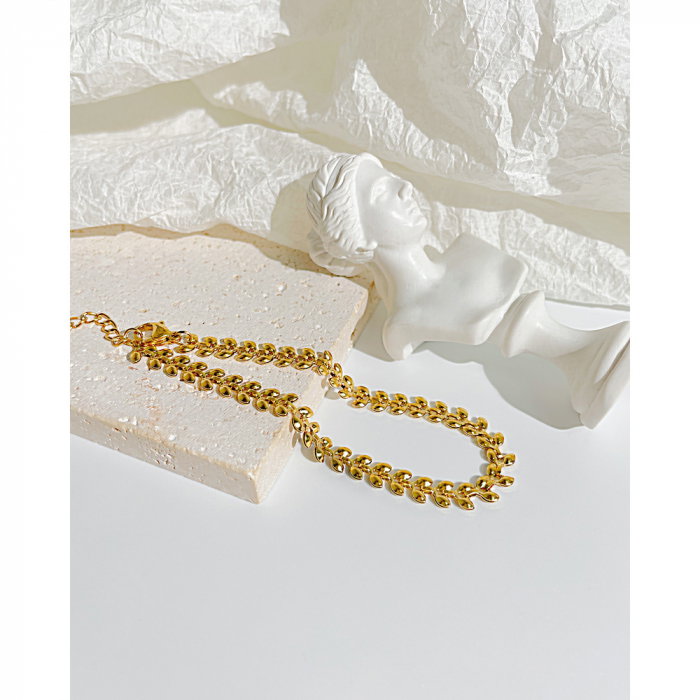 Bratara inox frunze [4]