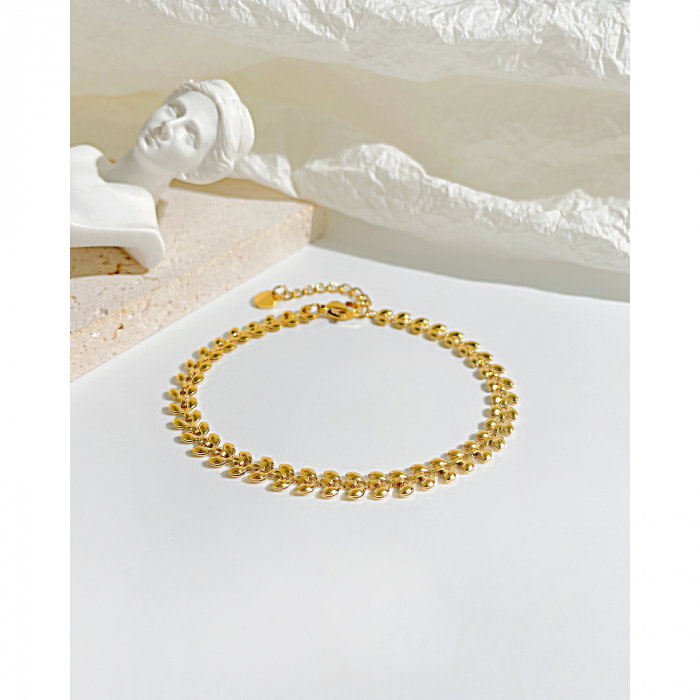 Bratara inox frunze [5]