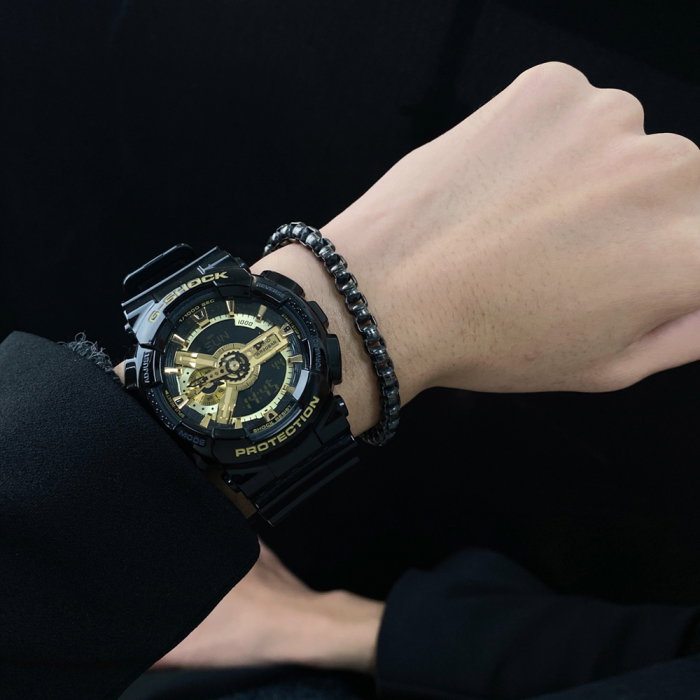 Bratara inox gunmetal – Forta si eleganta industriala [8]