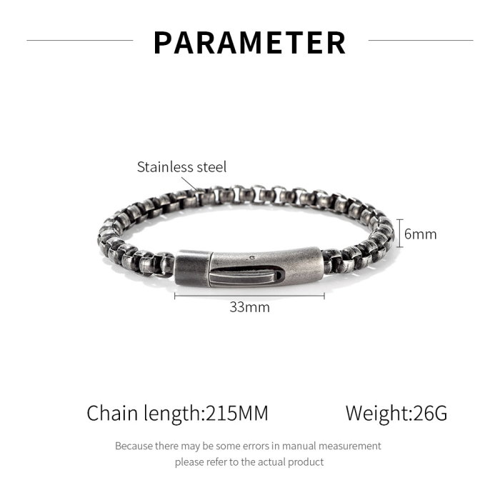 Bratara inox gunmetal – Forta si eleganta industriala [5]