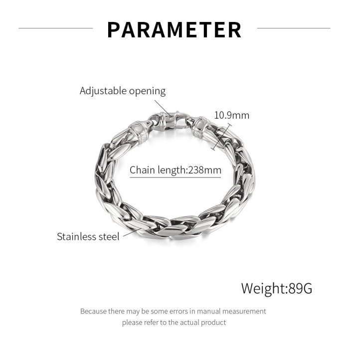 Bratara inox Lant Masiv – Eleganta si Putere in Design Modern [2]