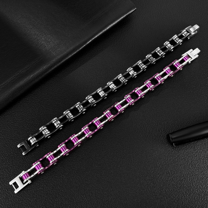 Bratara inox Lant Moto – Simbol al Fortei si Libertatii [6]