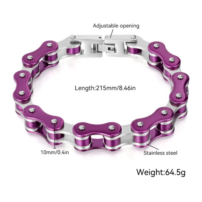 Bratara inox Lant Moto – Simbol al Fortei si Libertatii [7]