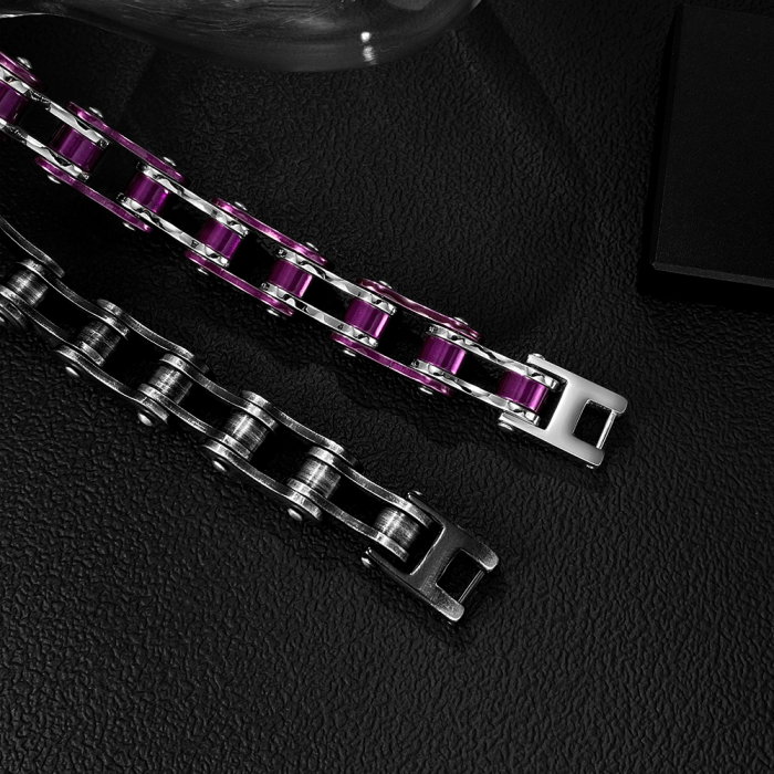 Bratara inox Lant Moto – Simbol al Fortei si Libertatii [8]