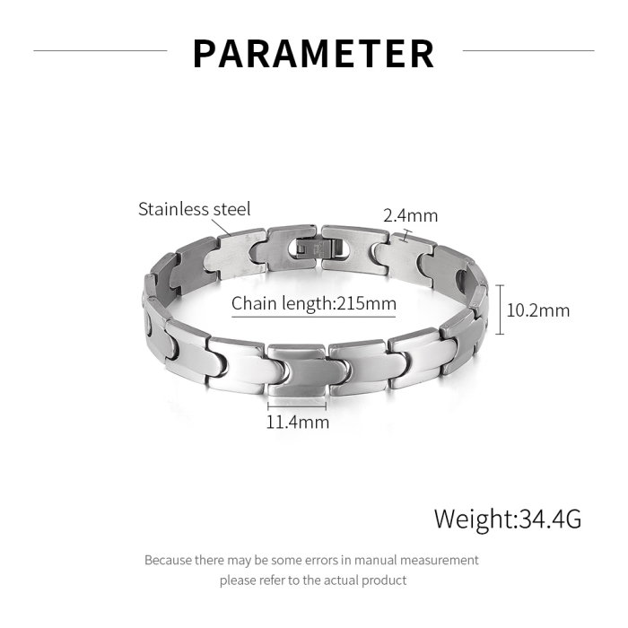 Bratara inox Minimal – Eleganta Simpla si Masculina [9]