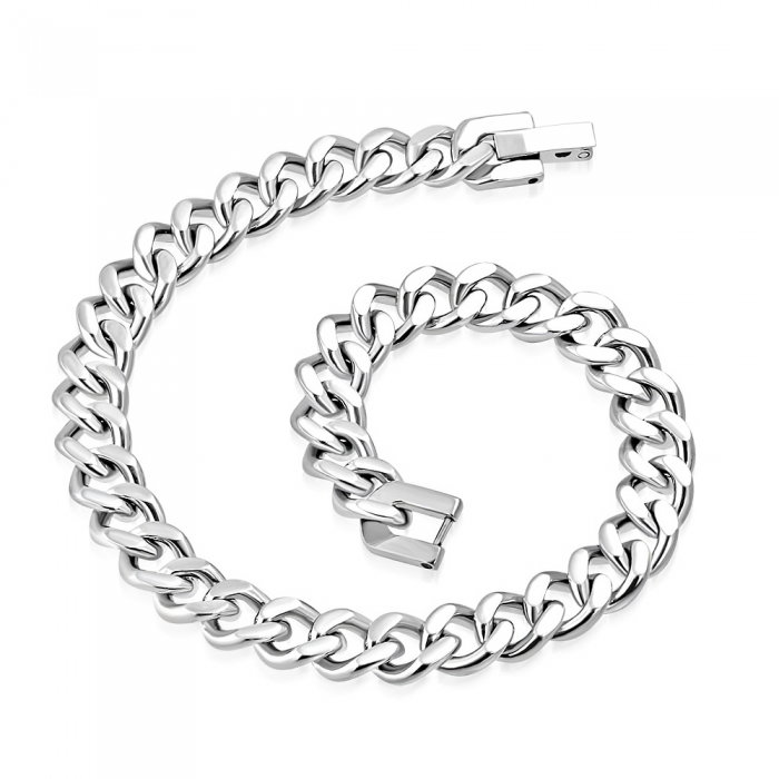 Bratara inox model lant Curb Cuban [1]