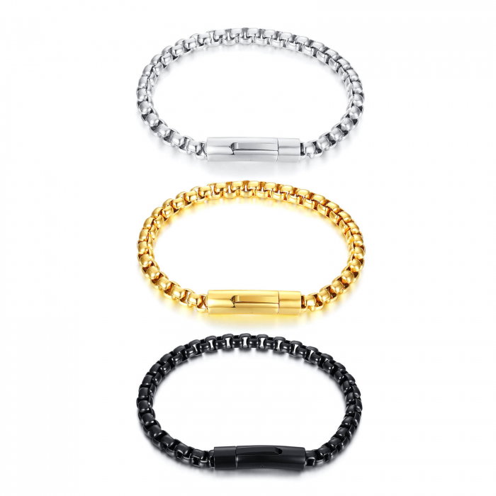 Bratara inox neagra [5]