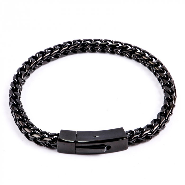 Bratara inox neagra [1]