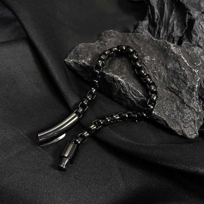 Bratara inox neagra – Eleganta urbana si rafinament masculin [3]