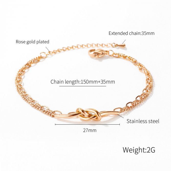 Bratara inox nodul iubirii [3]