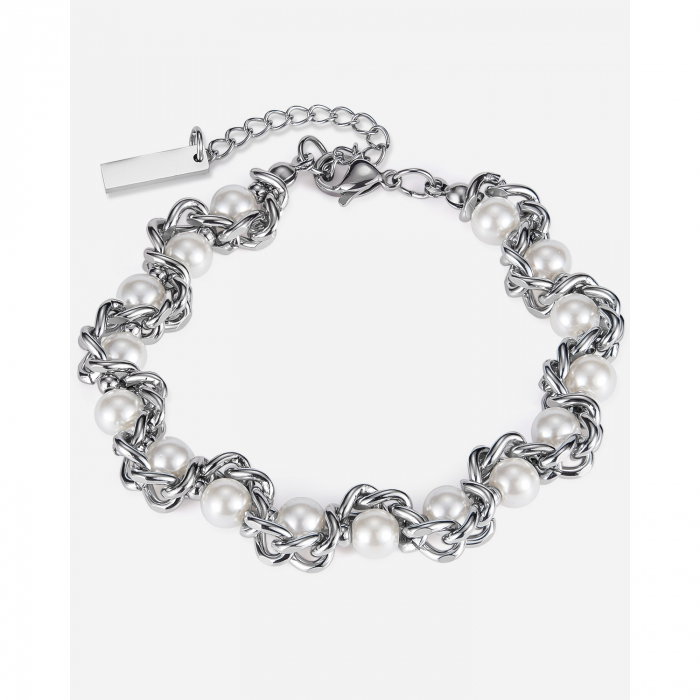 Bratara inox regalabila cu perle ecologice [15]