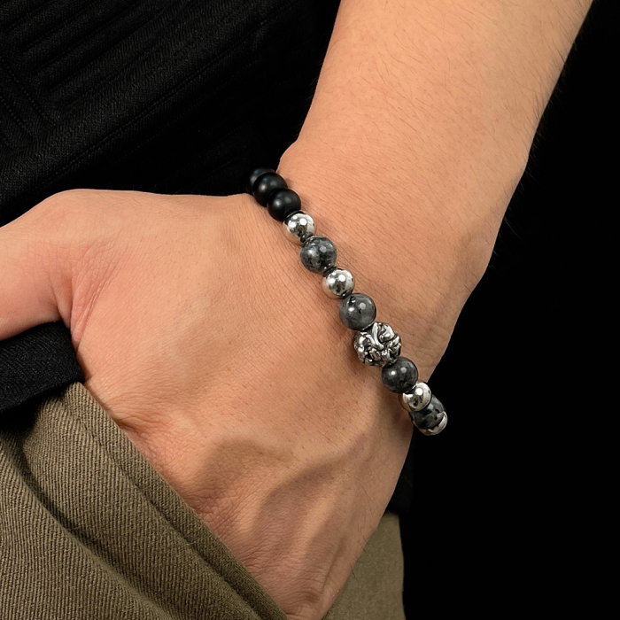 Bratara inox reglabila cu cap de tigru [2]