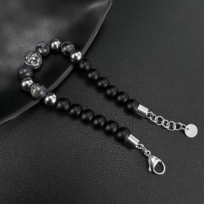 Bratara inox reglabila cu cap de tigru [3]