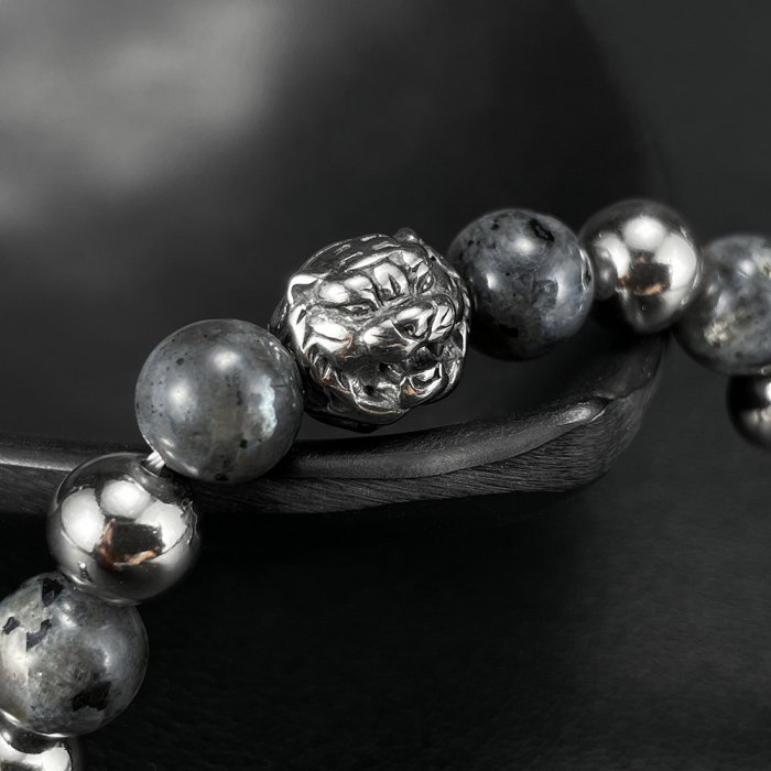 Bratara inox reglabila cu cap de tigru [5]