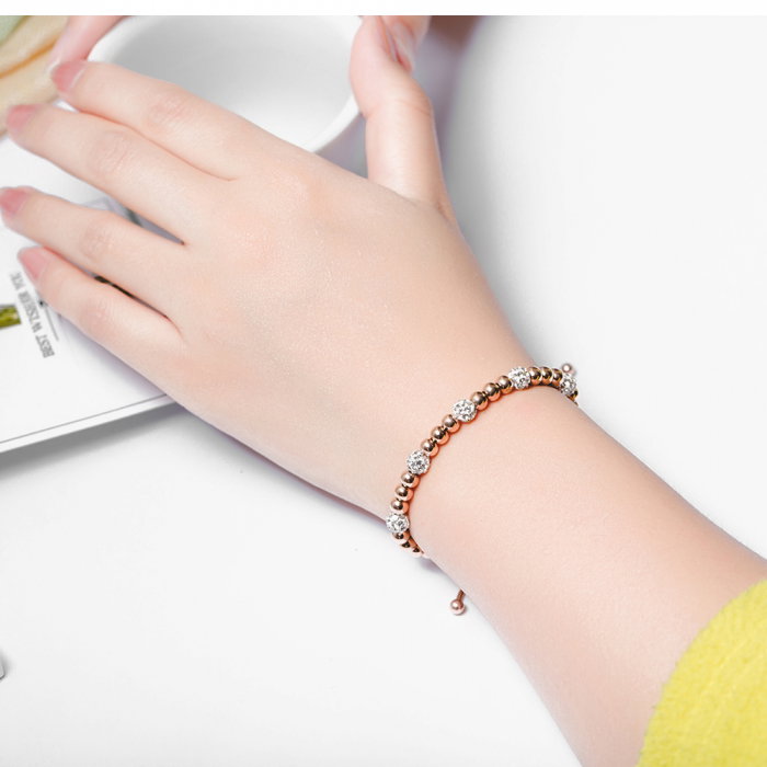 Bratara inox reglabila cu zirconii [3]