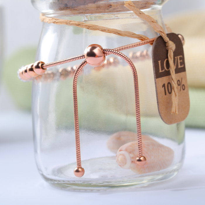 Bratara inox reglabila cu zirconii [6]