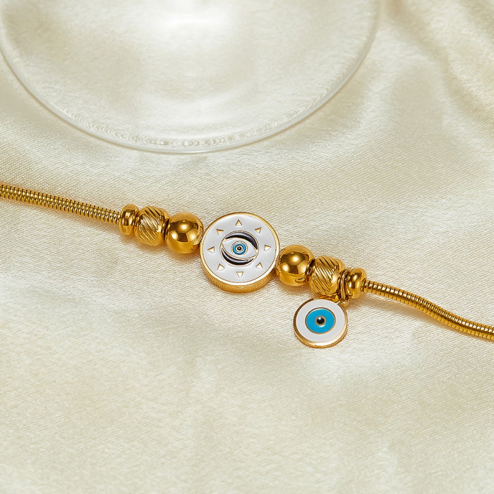 Bratara inox reglabila cu Ochi de Deochi [5]