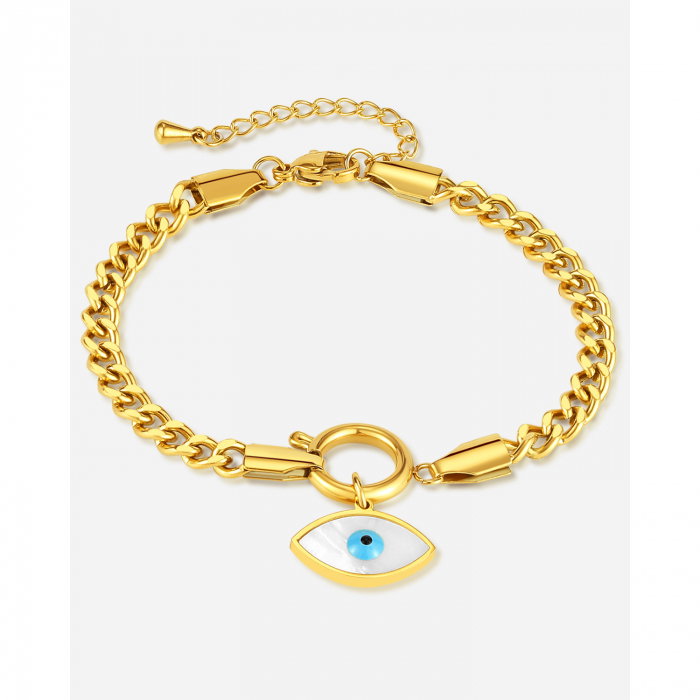 Bratara inox reglabila cu Ochi de Deochi [15]