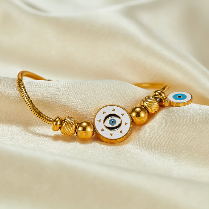 Bratara inox reglabila cu Ochi de Deochi [14]