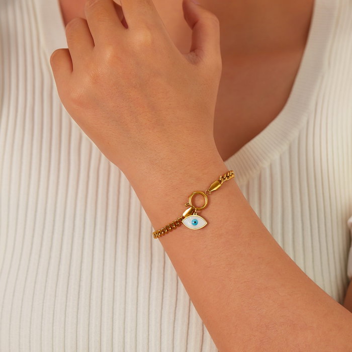 Bratara inox reglabila cu Ochi de Deochi [11]