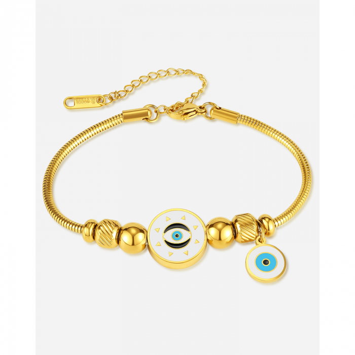 Bratara inox reglabila cu Ochi de Deochi [15]