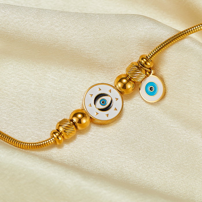 Bratara inox reglabila cu Ochi de Deochi [3]