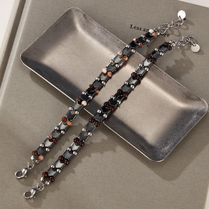 Bratara inox reglabila cu ochi de tigru [10]