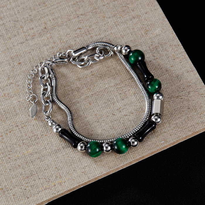 Bratara inox reglabila cu Ochi de Tigru [11]