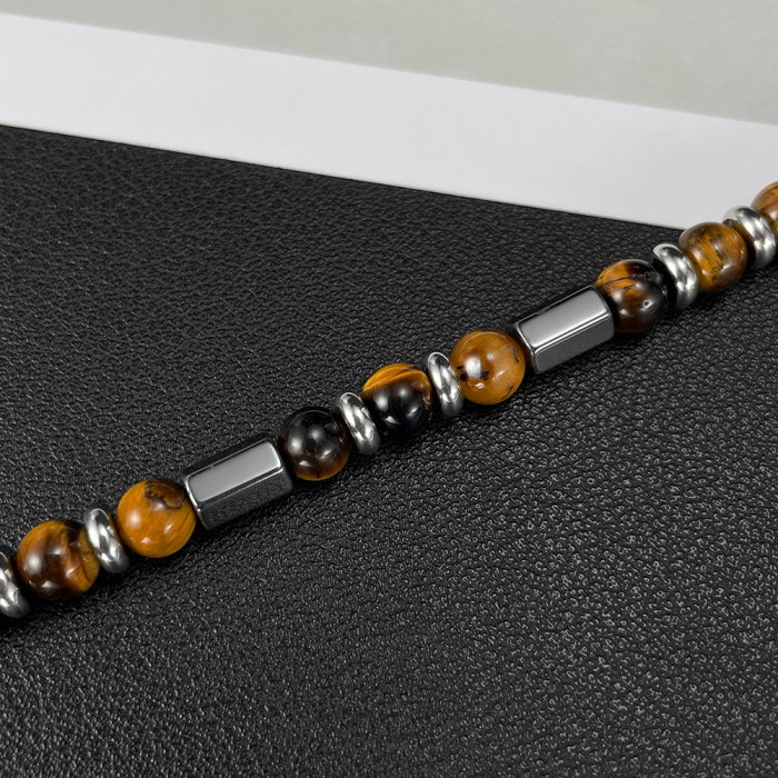 Bratara inox reglabila cu Ochi de Tigru [3]