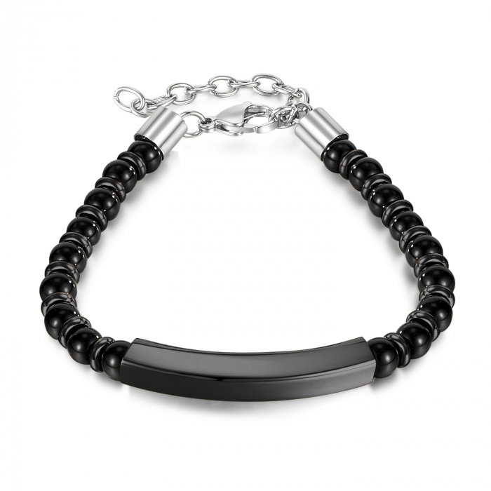 Bratara inox reglabila cu onix [1]