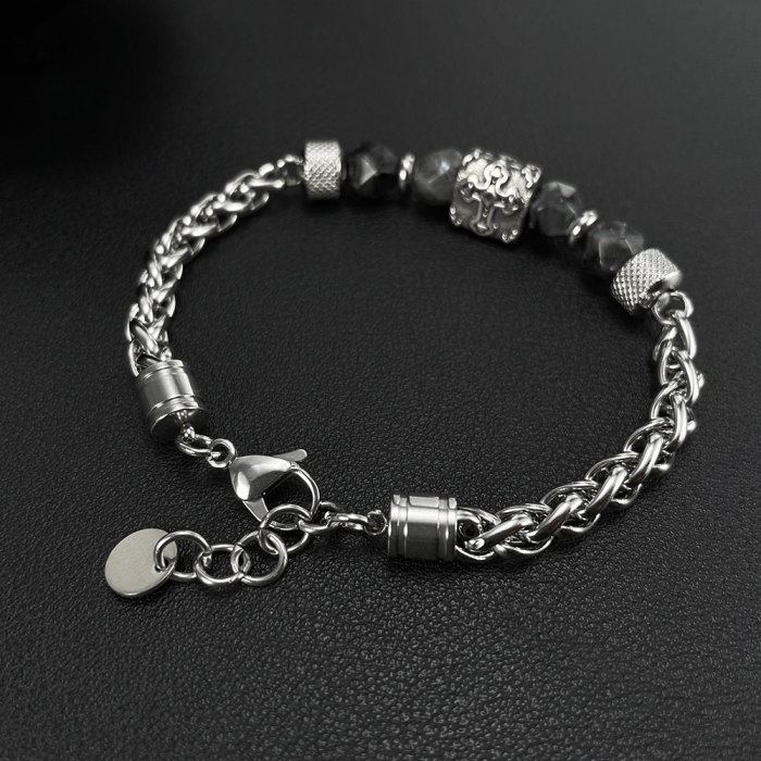 Bratara inox reglabila cu sfanta cruce [13]