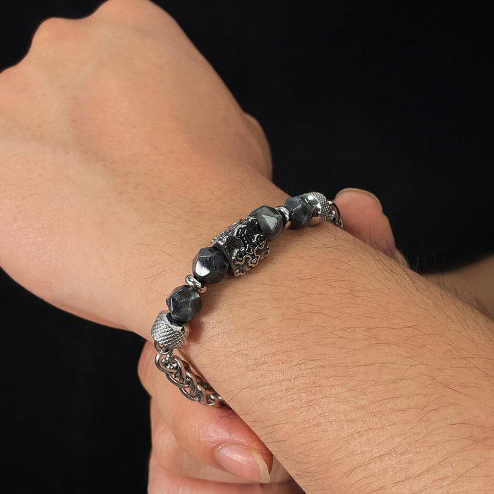 Bratara inox reglabila cu sfanta cruce [5]